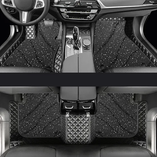 아큐라 TL 2009, 2010, 2011, 2012 차량용 미끄럼 방지 고급 가죽 카펫 인테리어 액세서리 차량 바닥 매트