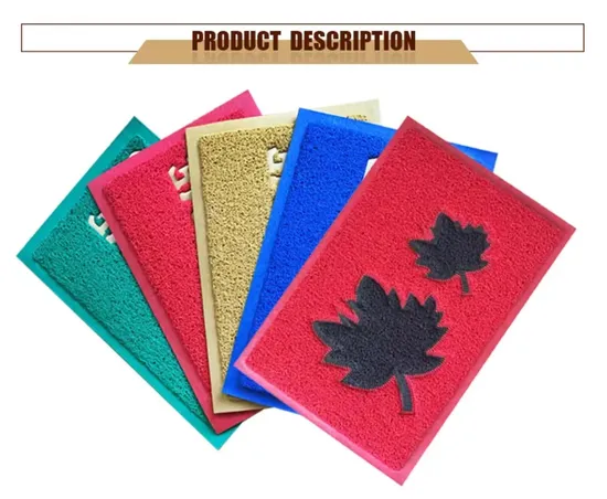 소음 감소 음향 단열 기능이 있는 PVC 코일 도어매트