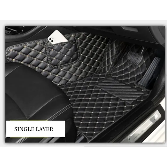 혼다 ZRV RHD용 4/5개 TPE 자동차 바닥 매트 이중 레이어 전천후 보호 3D 전면 커버