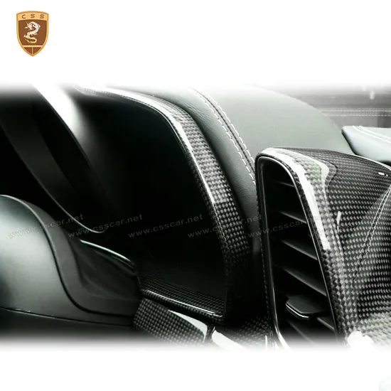 페라리 458 대시보드 커버용 리얼 카본 파이버 패브릭 자동차 인테리어