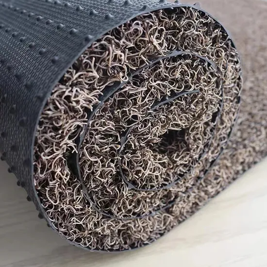 PVC 견고한 백킹 쿠션 매트 롤 PVC 백킹 코일 카펫